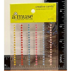 A Muse Creative Candy Mini Star Twinkle Stickers Acid-Free TW104